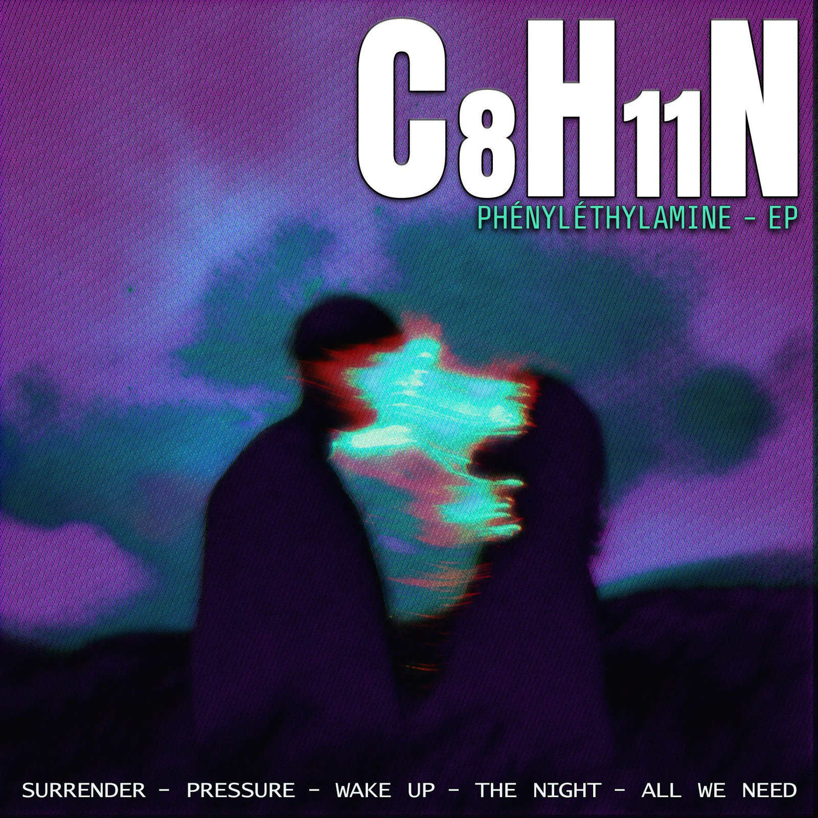 Pochette de l'EP C8H11N de ∞ Positron
